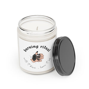 Burning Ritual Candle - Vanilla